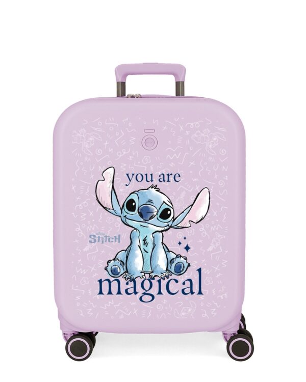 Mala de Cabine / Trolley 55cm STITCH You Are Magical Lilás